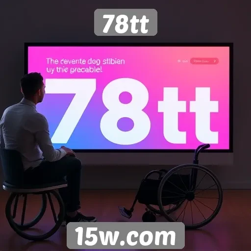 Acessibilidade e interface do site 78tt